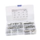 thumbnail image 3 of 210x Cotter Pin Surtido Kit Hardware Pins Pins de horquilla de servicio pesado Clips R Clips para su fijación de automóviles Garage Automotive, 3 of 6