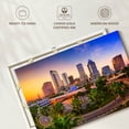thumbnail image 6 of Elephant Stock Downtown Tampa Skyline Wall Art - Horizontal Canvas Wall Art - Living Room Wall Decor - Places Canvas - Blue And Orange Decor - 12" x 8", 6 of 8