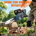 thumbnail image 3 of SENIX 20V 8-inch Brushless Cordless Chainsaw with Automatic Oiler, Tool-Free Chain Tension, Tool Only, CSX2-M1-0, 3 of 12