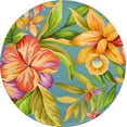 thumbnail image 2 of Safavieh Chelsea Ema Floral Area Rug, Blue, 4' x 4' Round, 2 of 8