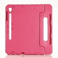 thumbnail image 2 of ELEHOLD Rugged Stand Case for Samsung Galaxy Tab S10 FE+/S10 FE Plus, Kids Friendly EVA Full Body Protective Handle Grip Kickstand Shockproof Case,Rose, 2 of 6