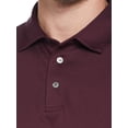thumbnail image 4 of Ben Hogan Men’s and Big Men’s Mini Jacquard Long Sleeve Golf Polo Shirt, up to Size 5XL, 4 of 4