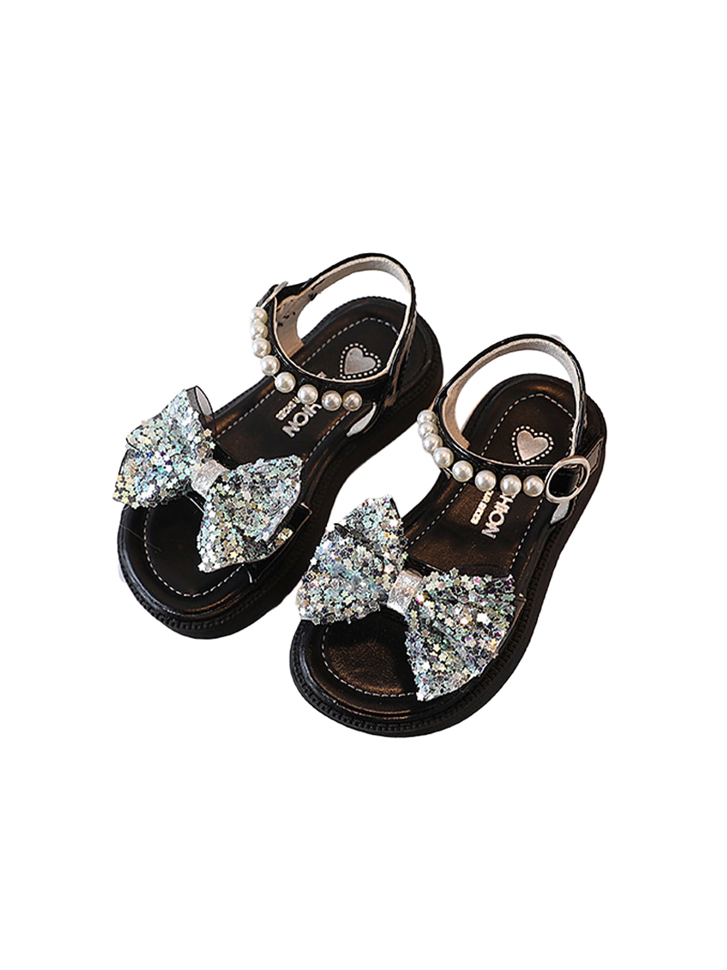 New Summer Girls Kids Rhinestone Buckle  Slip-on Sandal Shoes 11-4 