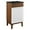 White Walnut Black, variant on Modway Render 17.5" Particleboard Laminate Bathroom Vanity in White/Walnut/Black