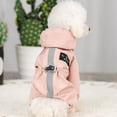 thumbnail image 3 of Dog Raincoat Hooded with Reflective Function - Waterproof Dog Jumpsuit Raincoat Adjustable Lightweight Breathable Rain Poncho Jacket Rainwear for Small Medium Dogs, 3 of 5
