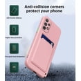 thumbnail image 4 of Compatible with Samsung A32 4G Case with Card Holder Shockproof Phone Cases for Samsung Galaxy A32 4G Anti-Scratch Silicone TPU Protective Case (Samsung A32 4G, Pink), 4 of 12