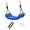 Blue, variant on Soft Swing Seat Suspension Rope for and Adults with Quick Connection Design Outdoor Swing