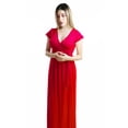 thumbnail image 2 of Vestido Largo Tipo Bata Cruazado Cintilla Formal Abierto THE DIFFERENT SOCIETY Side B collection Vestido largo, Tipo Bata con abertura y Tirante, Para Toda Ocasión., 2 of 4