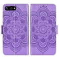 thumbnail image 3 of Compatible with iPhone 7plus 8plus 7/8 Plus Wallet Phone Case and Tempered Glass Screen Protector Flip Credit Card Holder Stand Flower Cell Cover for i Phone7s 7s + 7+ 8s 8+ Phones8 7p 8p Purple, 3 of 9