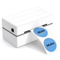 thumbnail image 5 of Muka 150 PCS 4" Red Thermal Labels, Color Coding Dot Label Color Thermal Label for Craft Inventory, Compatible with Thermal Label Printer, 5 of 5