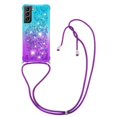 thumbnail image 1 of Funda para Samsung Galaxy S21 Plus 5G Brillantina Líquida Divertida Reluciente y con Cristales en Movimiento Cuerpo Cruzado con Cordón Ajustable, 1 of 5