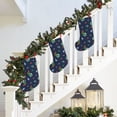 thumbnail image 5 of Lsque 18 Inches Dinosaur Astronaut Pattern Christmas Stockings Hanging Ornaments,Knitted Xmas Fireplace Hanging Stocking,Holiday Decoration, 5 of 8