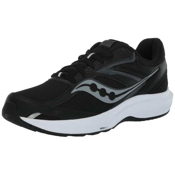 Saucony Men's Cohesion 17 Sneaker, Black/White, 8.5