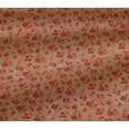 thumbnail image 4 of oneOone Cotton Jersey Rose Brown Fabric Batik Sewing Material Print Fabric By The Yard 58 Inch Wide, 4 of 4