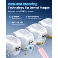 thumbnail image 6 of JTF Cordless Water Flosser for Teeth: 3 Modes & 10 DIY Pressure Levels Portable Oral Irrigator for Braces & Sensitive Gums with 9 Tips & 300ML Tank, Rechargeable Electric Dental Pick for Home Travel, 6 of 10