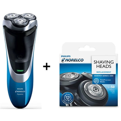 Philips Norelco AT810 Powertouch Aquatec Corded/Cordless Wet And Dry