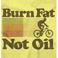 thumbnail image 2 of Burn Fat Not Oil Cycling Vintage Women's T Shirt Ladies Tee Brisco Brands 2X, 2 of 6