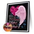thumbnail image 2 of 5D DIY diamante pintura palabras en inglés completo redondo taladro mosaico Rhinestone imagen Hugtrwg Para estrenar, 2 of 9