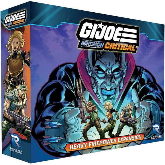 G.I. JOE Mission Critical: Heavy Firepower Expansion - Cooperative Board Game, Role Playing Game, Renegade Game Studios, Ages 14 , 2-5 Players, 45-60 Minute Playing Time
