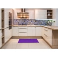 thumbnail image 6 of Ahgly Company Machine Washable Indoor Rectangle Transitional Purple Daffodil Purple Area Rugs, 2' x 3', 6 of 7