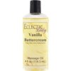 Vanilla Buttercream Massage Oil by Eclectic Lady, 4 oz, Sweet Almond Oil and Jojoba Oil