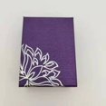 thumbnail image 1 of Caja de regalo para joyería en kraft morado con almohadilla de algodón extraíble, 6,5 x 9 x 3,5 cm (paquete de 5)Joyero morado, 1 of 5
