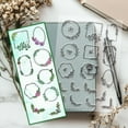 thumbnail image 3 of Plant Border Clear Stamp for DIY Scrapbooking Wreath Garland Silicone Stamp Flower Leaf Transparent Rubber Stamp for DIY Journal Gift Tags Invitation Card Paper Crafting Photo Albums, 3 of 8