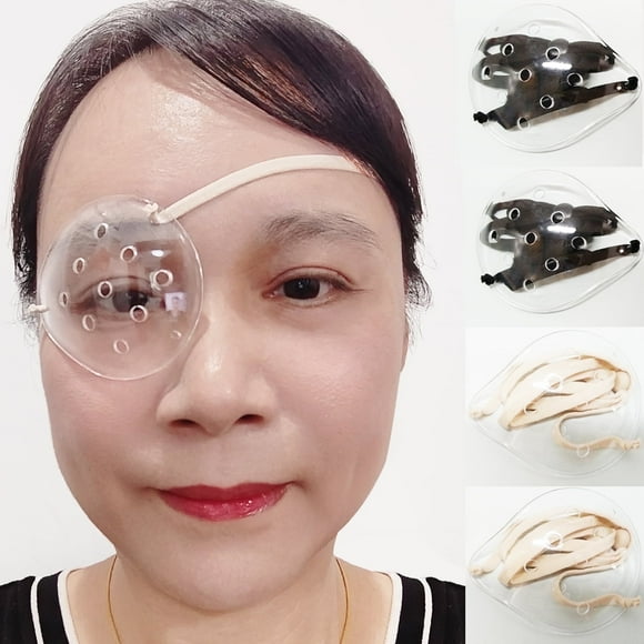 4 Pcs Plastic Eye Shield Eye Patch for Eye Surgery Covering Breathable After Surgery Eye Protection,Upgrade the Elastic Band, widen and lengthen,Clear