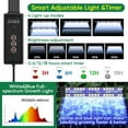 thumbnail image 4 of Seed Starter Tray with Grow Light Cells Seedling Tray with Humidity Dome/Indoor Grow Kit for Deep-Rooted Seedlings Adjustable/Timed Light Plant Starter Set, 4 of 7