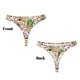 thumbnail image 3 of Balery Owl Back To School Tangas de Algodón para Mujer con Estampado – Ropa Interior Sexy, Transpirable, G-string-X-Small, 3 of 6