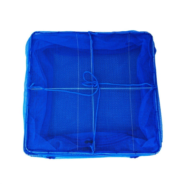 Collapsible Dry Net Drying Fish Net Drying Rack Folding Fish Mesh For Drying Fish Vegetables Fruit FoodMonolayer With Clip 35x35x30cm/13.7x13.7x11.8in