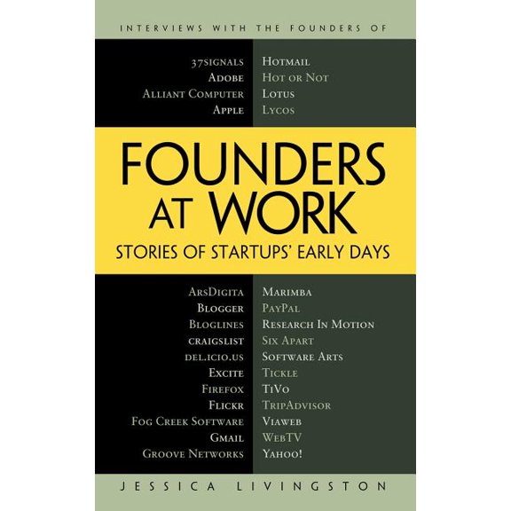 Founders at Work: Stories of Startups' Early Days, (Hardcover)