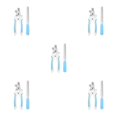 thumbnail image 1 of tssuouriy 2piece Beginner-friendly Cleaning Tools Set For Pet Nail Care And Baffle Does Not Damage blue large size 5Set, 1 of 6