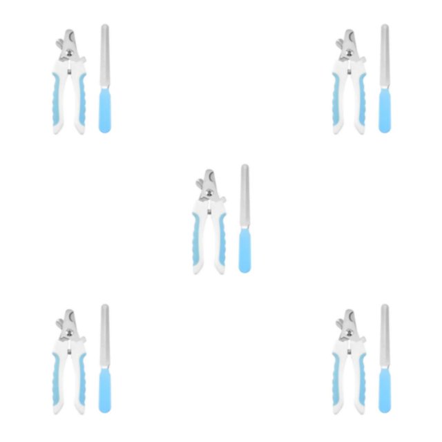 tssuouriy 2piece Beginner-friendly Cleaning Tools Set For Pet Nail Care And Baffle Does Not Damage blue large size 5Set