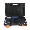 thumbnail image 2 of Hydraulic Tube Expander, Standard Sizes 3/8in To 1-1/8in Pipe Flaring Kit with Storage Box for Copper and Aluminum Tubes, 2 of 7