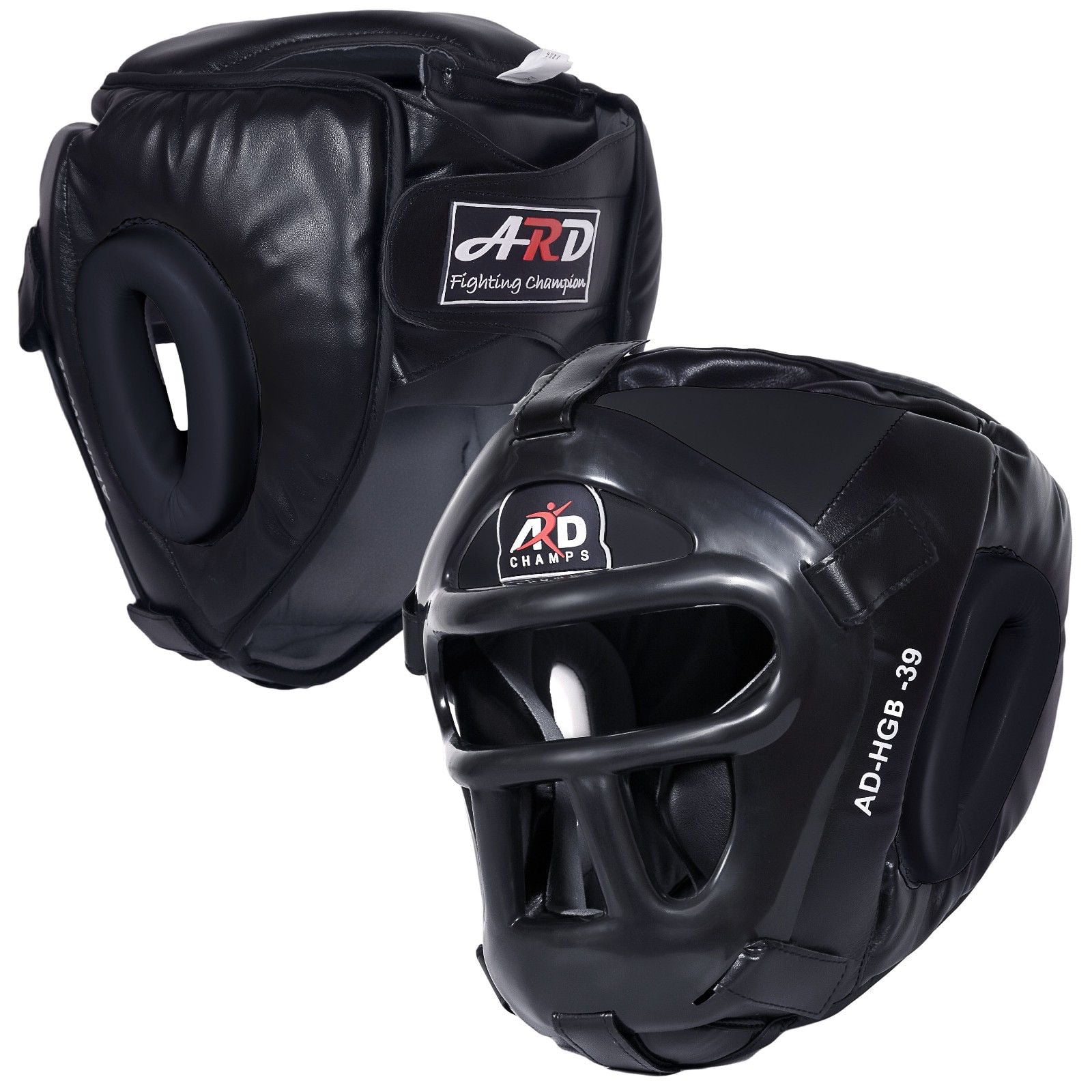 Black ARD CHAMPS™ Protector Guard Wrestling Helmet Head Gear Boxing MMA Rugby 