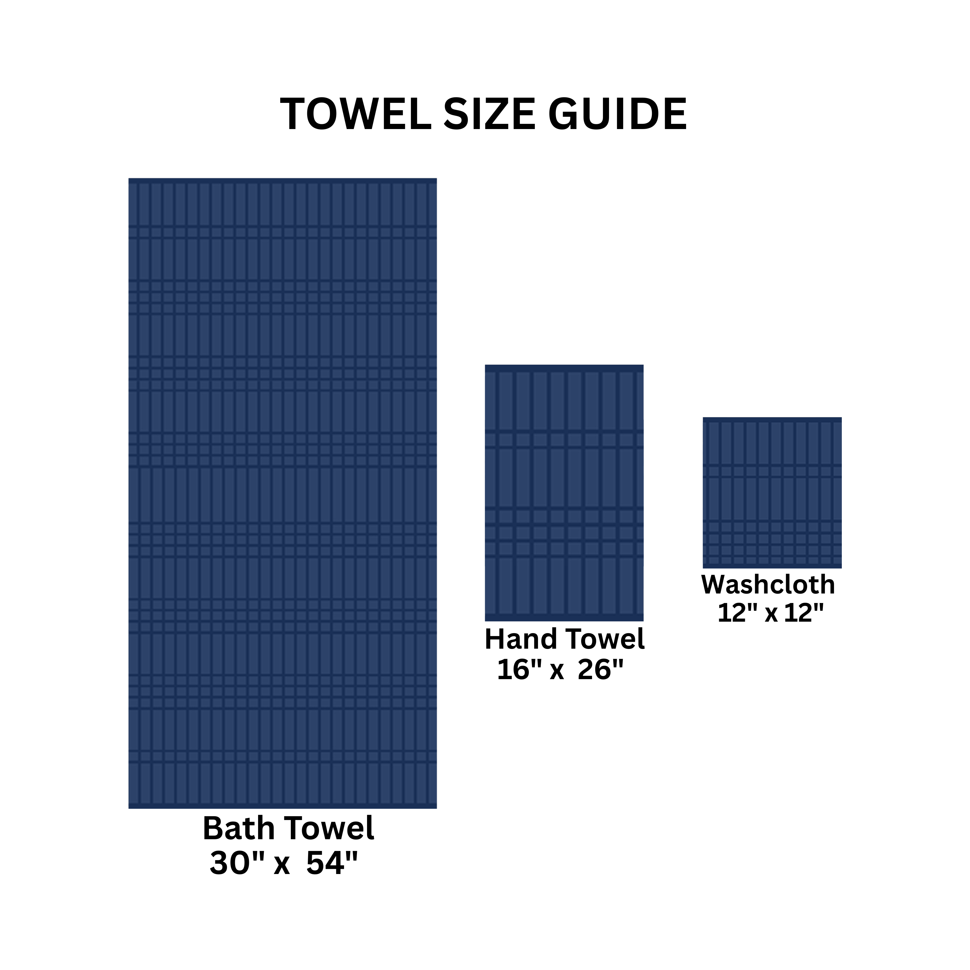 Mainstays Performance Cotton 6-Piece Bath Towel Set, Navy photo 5