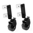 thumbnail image 1 of Ruedas Ruedas Delanteras Dobles De 360 ​​​​grados Capacidad De 200 Libras Accesorios De Acero Inoxidable Para Caja De Herramientas Rodante, 1 of 7