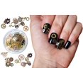 thumbnail image 1 of Steam Punk Encapsulated Nail Art Gear Cogs Nail Charms 100 Piezas Steampunk 3D Metal Calcomanía Arte Oro Rosa y Plata o Puntas Geles Acrílicos y Decoraciones, 1 of 5