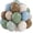 Blue Green Brown, variant on Metallic Black Gold Silver Confetti Latex Balloon Set, Helium Party Balloons for Graduation Birthday Wedding Retirement New Year Party Decorations