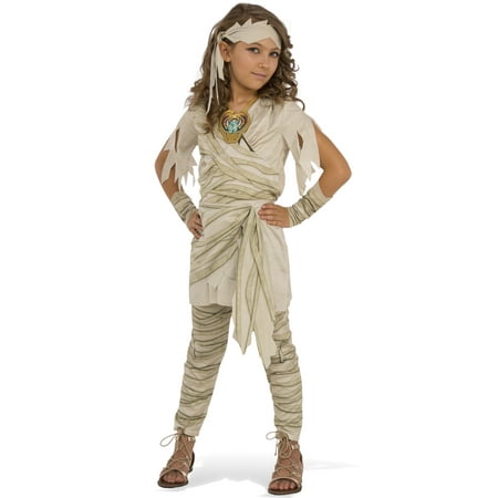 Mummy Kids Costume - Undead Diva Girl Child Egyptian Mummy Monster Halloween Costume
