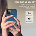 thumbnail image 6 of SaniMore for iPhone 13 Pro Max 6.7" PU Leather Case RFID Blocking, Back Magnetic Button Flip Wallet Cover Built-in Card Slot & Multi-Angle Kickstand Ultra-Thin Full Body Protective Shell, Blue, 6 of 8
