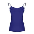 thumbnail image 5 of Timegard Built in Bras Tank Tops for Women Scoop Neck Spaghetti Strap Slim Comfy Camisole Tops Basic Tee, 5 of 8
