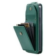 thumbnail image 3 of ELEHOLD for iPhone 15 Pro Wallet Crossbody Case Premium PU Leather Organ Card Slots Magnetic Closure Detachable Wrist Lanyard Shoulder Strap Flip Shockproof iPhone 15 Pro Cover,Green, 3 of 11