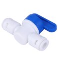 3Pcs G1/4 Pipe Fitting Ball Valve PE Pipe Water Hose Connector Switch