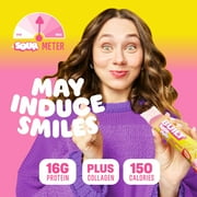 BUILT Sour Puff Protein Bar, Pink Lemonade, 16g Protein, Collagen, 150 Calories, 4 Count Box, 1.45 oz Bars