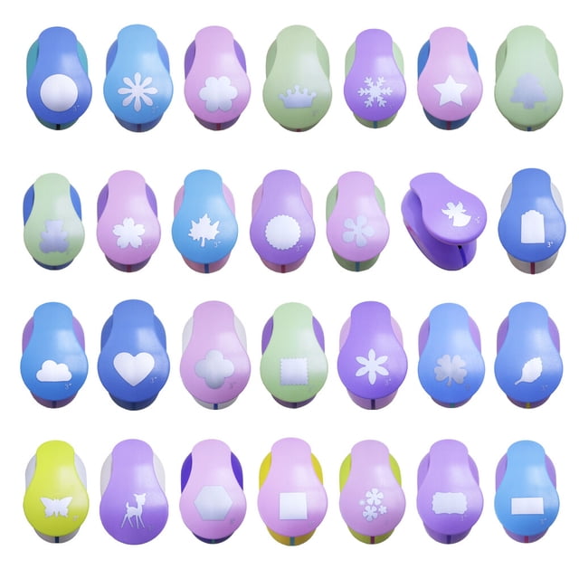 Hole Punch Paper Punchers Scrapbooking Cards DIY Consistent Design Manual Effortless Art Easy and Fast Manual Tools Multiple Types DIY Kids christmas tree