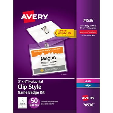 Avery Printable Tickets with Tear-Away Stubs, 1.75" x 5.5", Matte White ...