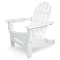 thumbnail image 2 of Chaise Adirondack d'Extérieur Recyclée et Écoresponsable de 35 Pouces pour Patio - Blanc, 2 of 10