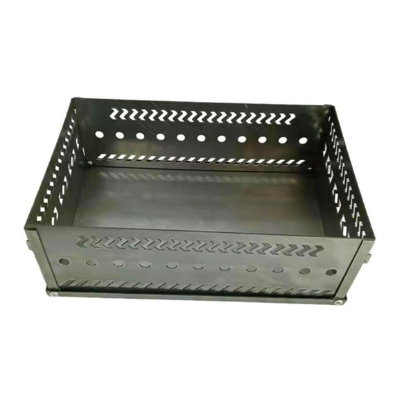 Almencla Panier de Char Accessoires pour Gril Chauffage de Tente de Sauna pour Voyage Camping Sauna 30cmx20cmx10cm